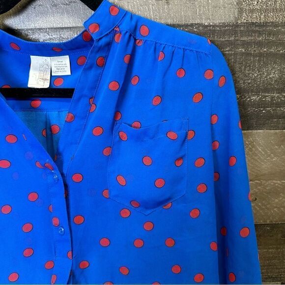 Anthropologie Bird Cage Label Blouse small oversized sheer - Picture 3 of 8